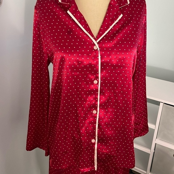 Gilligan & Omalley 2 pc Sleepwear Pajama Set Polka dot size M - Picture 2 of 8